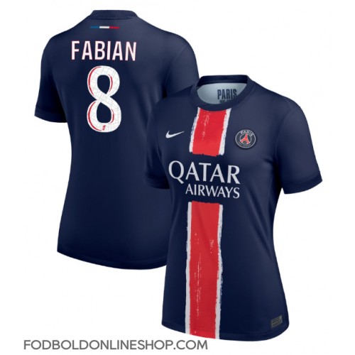 Paris Saint-Germain Fabian Ruiz #8 Hjemmebanetrøje Dame 2024-25 Kortærmet